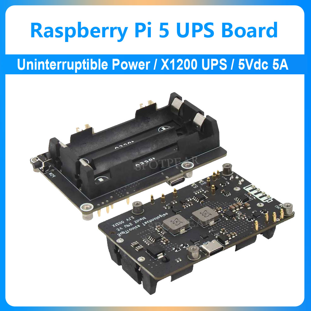 Raspberry Pi Uninterrupted Power Supply Ups 18650 - Плата расширения UPS для Raspberry Pi