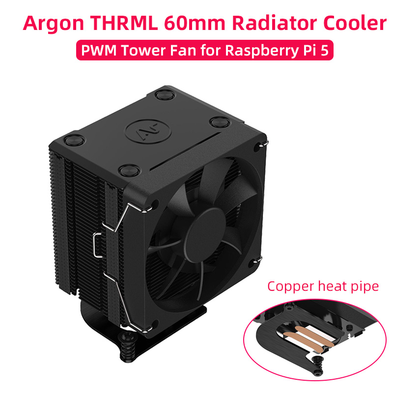 Raspberry Pi 5 аргон THRML 60  – обзор и цена Raspberry Pi Water Cooling Kit
