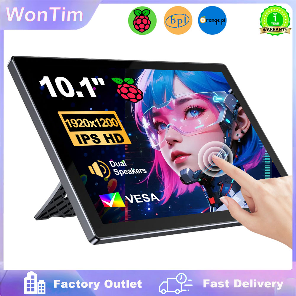 10,1-дюймовый монитор Raspberr – обзор и цена Raspberry Pi 10.1 Inch Capacitive Touch Screen Ips